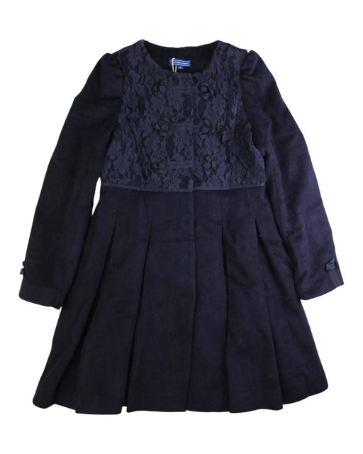 A Navy Long Sleeve Dresses from Nicholas & Bears in size 8Y for girl. (Front View)