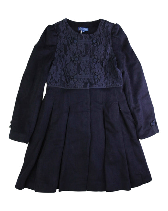 A Navy Long Sleeve Dresses from Nicholas & Bears in size 8Y for girl. (Front View)