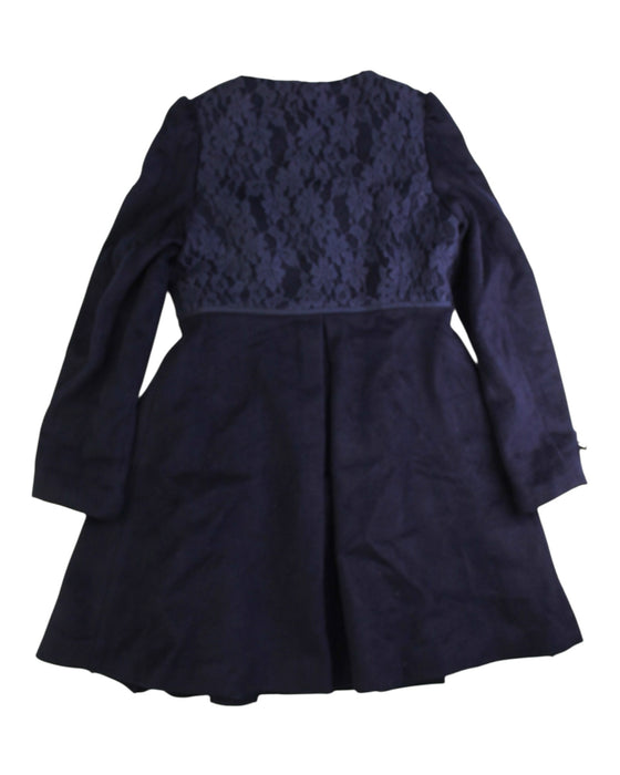 A Navy Long Sleeve Dresses from Nicholas & Bears in size 8Y for girl. (Back View)