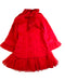 A Red Long Sleeve Dresses from Nicholas & Bears in size 6T for girl. (Front View)