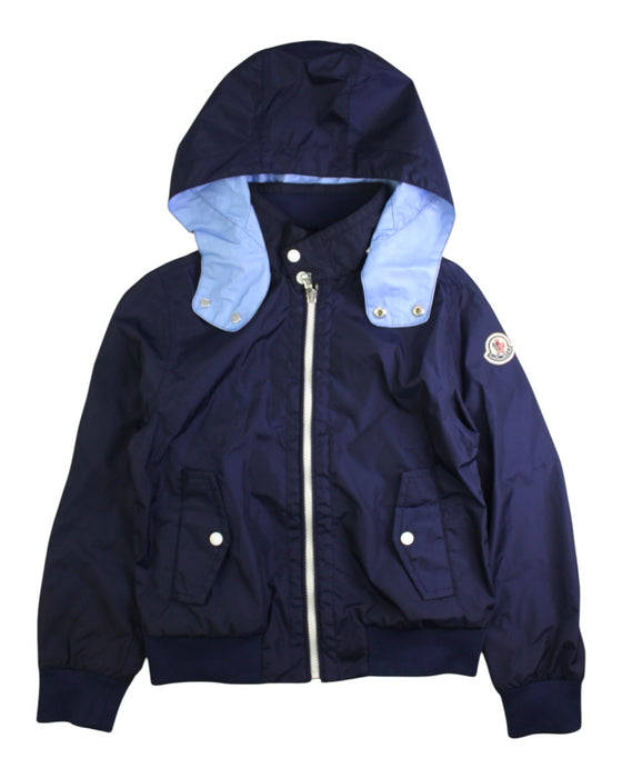 A Navy Lightweight Jackets from Moncler in size 8Y for boy. (Front View)