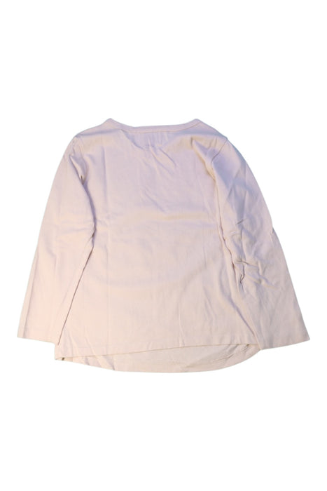 A Beige Long Sleeve T Shirts from Wander & Wonder in size 7Y for girl. (Back View)