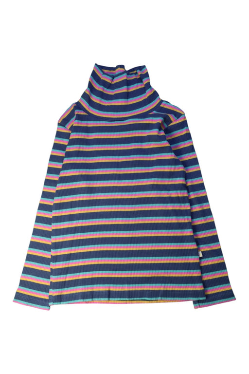 A Blue Long Sleeve Tops from Frugi in size 7Y for girl. (Front View)