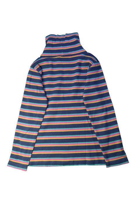 A Blue Long Sleeve Tops from Frugi in size 7Y for girl. (Back View)