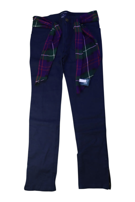 A Navy Casual Pants from Ralph Lauren in size 8Y for girl. (Front View)