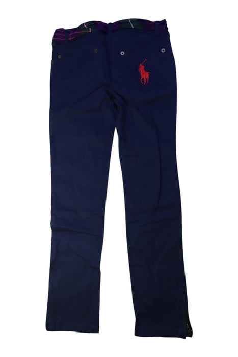 A Navy Casual Pants from Ralph Lauren in size 8Y for girl. (Back View)