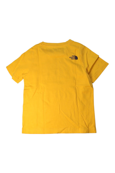 A Yellow Short Sleeve T Shirts from The North Face in size 6T for boy. (Back View)
