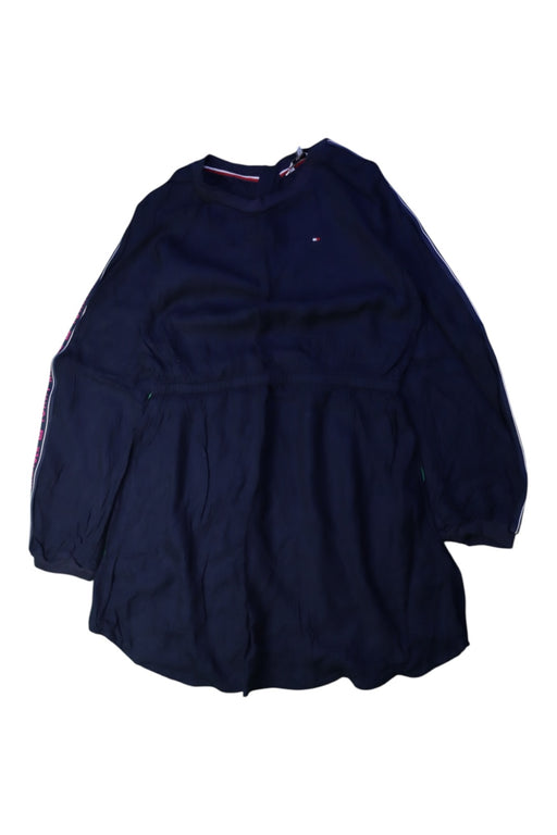 A Navy Long Sleeve Dresses from Tommy Hilfiger in size 8Y for girl. (Front View)