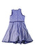 A Blue Sleeveless Dresses from Janie & Jack in size 7Y for girl. (Back View)
