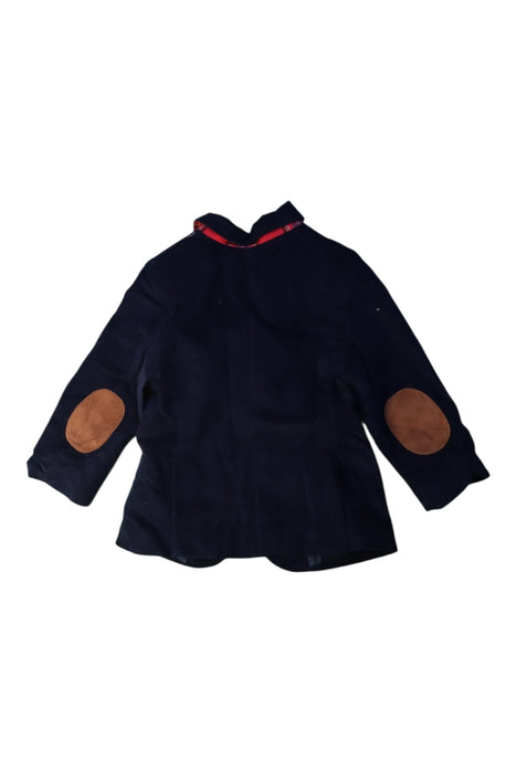 A Navy Blazers from Tutto Piccolo in size 12-18M for boy. (Back View)