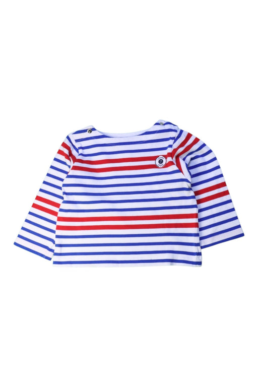 A Blue Long Sleeve Tops from Jacadi in size 2T for girl. (Front View)