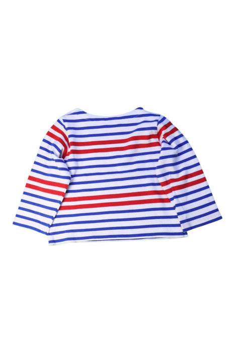 A Blue Long Sleeve Tops from Jacadi in size 2T for girl. (Back View)