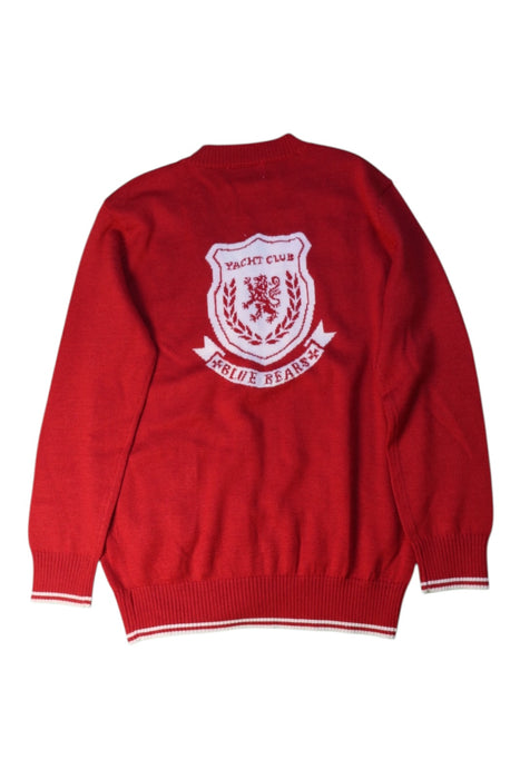 A Red Cardigans from Nicholas & Bears in size 6T for boy. (Back View)