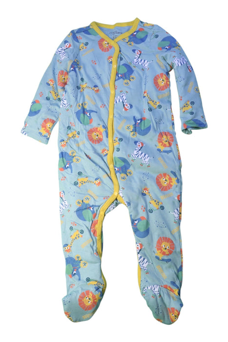 A Blue Onesies from DPAM in size 12-18M for boy. (Front View)