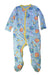 A Blue Onesies from DPAM in size 12-18M for boy. (Front View)