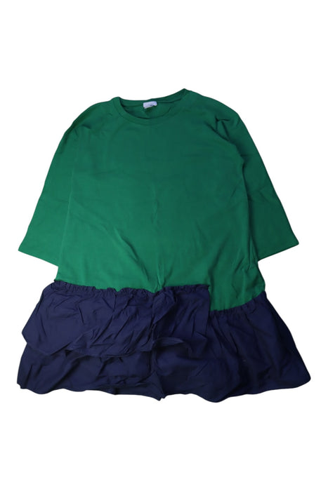 A Green Long Sleeve Dresses from COS in size 6T for girl. (Front View)