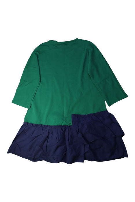 A Green Long Sleeve Dresses from COS in size 6T for girl. (Back View)