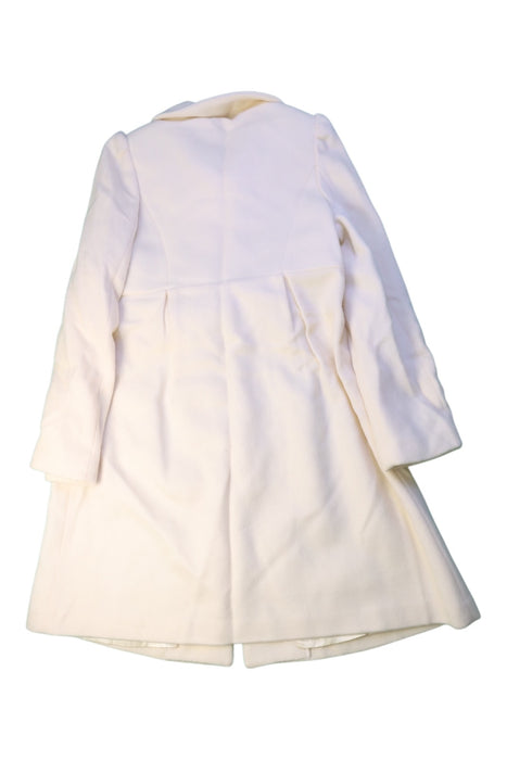 A Ivory Coats from Nicholas & Bears in size 8Y for girl. (Back View)