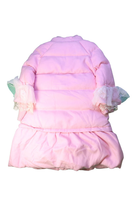 A Pink Puffer/Quilted Coats & Outerwear from Nicholas & Bears in size 8Y for girl. (Back View)