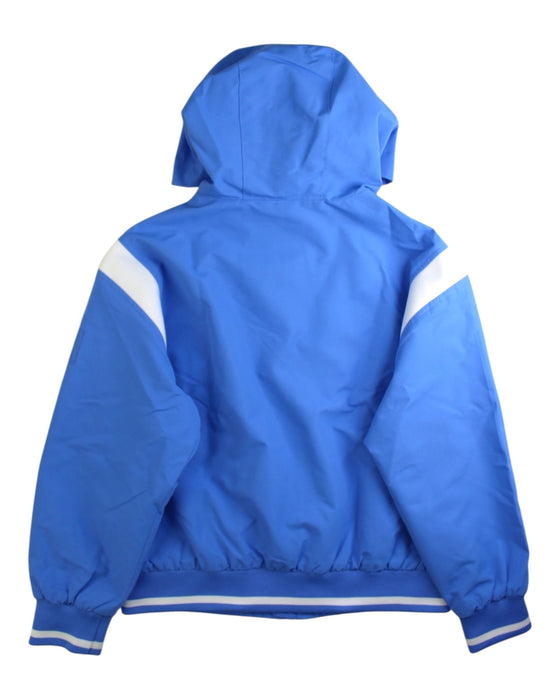 A Blue Rain Jackets from Tommy Hilfiger in size 8Y for boy. (Back View)