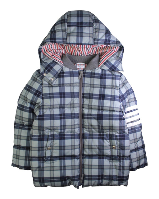 A Blue Puffer/Quilted Coats & Outerwear from Thom Browne in size 8Y for boy. (Front View)