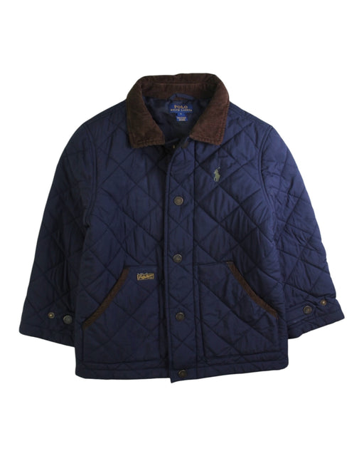 A Blue Puffer/Quilted Coats & Outerwear from Polo Ralph Lauren in size 5T for boy. (Front View)