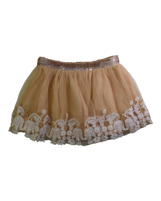 A Beige Tulle Skirts from Louise Misha in size 6T for girl. (Front View)