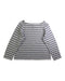 A Black Long Sleeve Tops from Petit Bateau in size 6T for girl. (Back View)