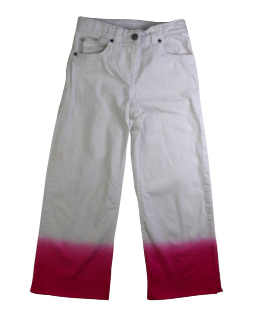 A White Jeans from Stella McCartney in size 6T for girl. (Front View)