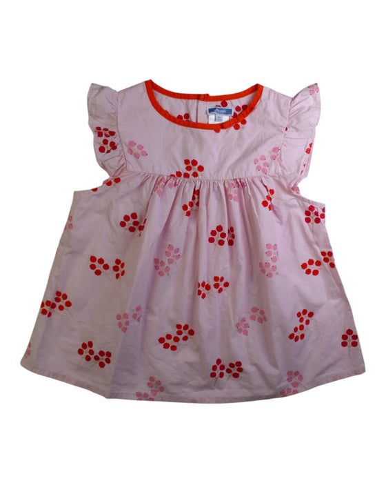 A Pink Short Sleeve Dresses from Jacadi in size 8Y for girl. (Front View)
