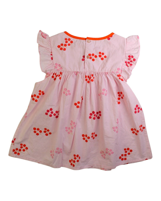 A Pink Short Sleeve Dresses from Jacadi in size 8Y for girl. (Back View)