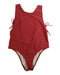 A Red Swimsuits from Latitid in size 8Y for girl. (Front View)
