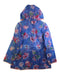 A Blue Rain Jackets from Joules in size 9Y for girl. (Back View)