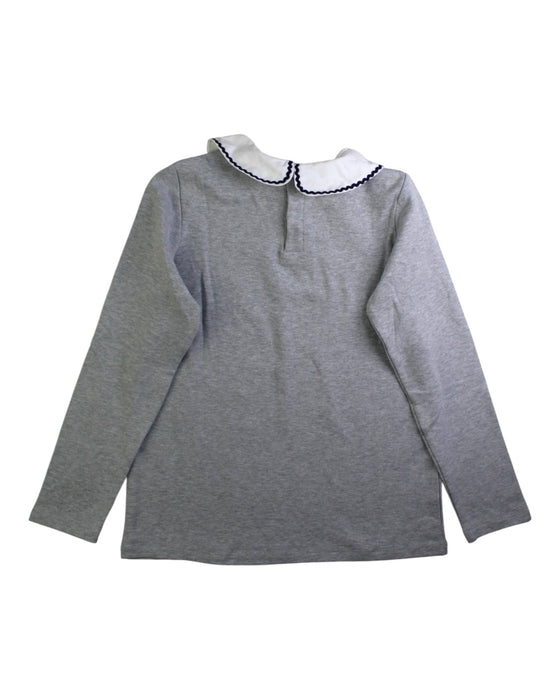 A Grey Long Sleeve Tops from Bonpoint in size 12Y for girl. (Back View)