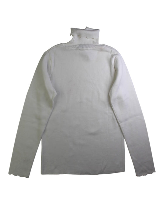 A White Long Sleeve Tops from Jacadi in size 10Y for girl. (Back View)