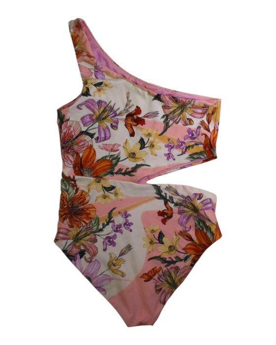 A Multicolour Swimsuits from Agua Bendita in size 10Y for girl. (Back View)
