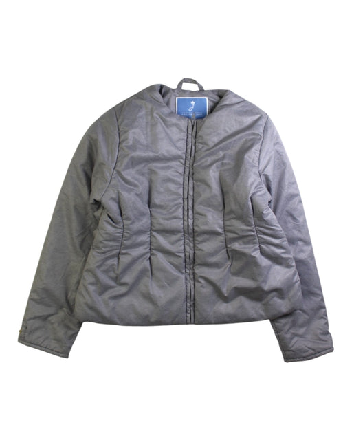 A Grey Puffer/Quilted Coats & Outerwear from Jacadi in size 5T for girl. (Front View)