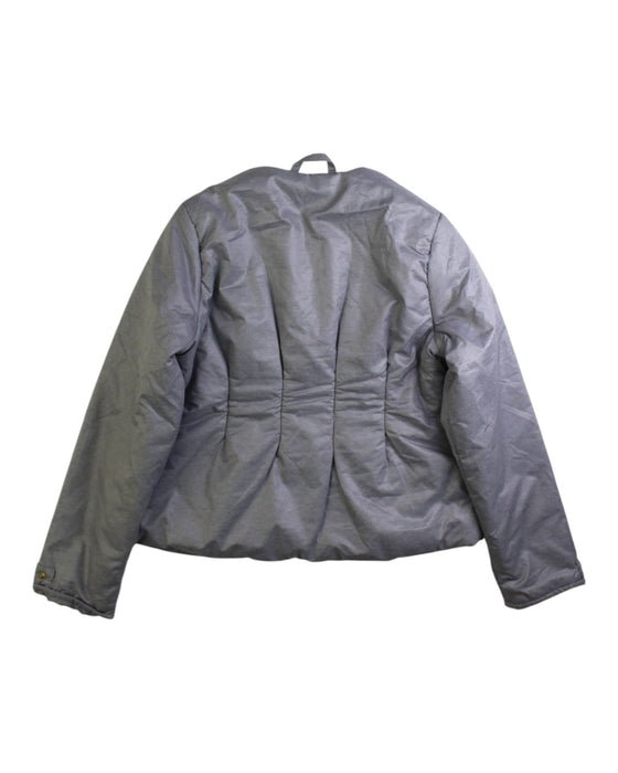 A Grey Puffer/Quilted Coats & Outerwear from Jacadi in size 5T for girl. (Back View)