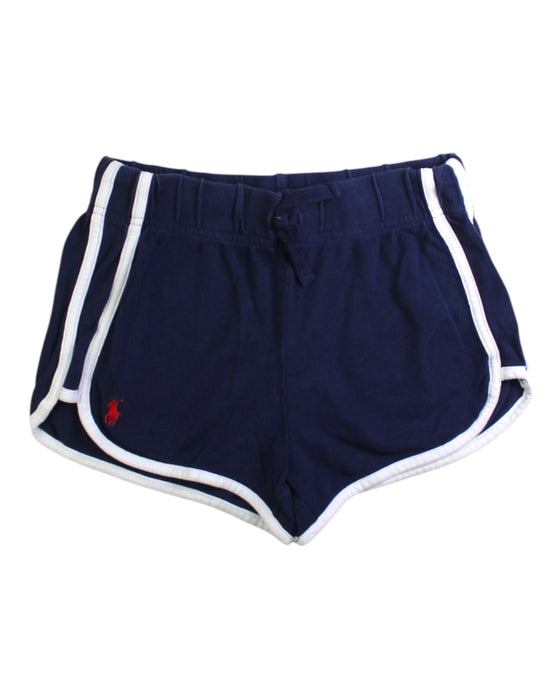 A Navy Shorts from Polo Ralph Lauren in size 8Y for girl. (Front View)
