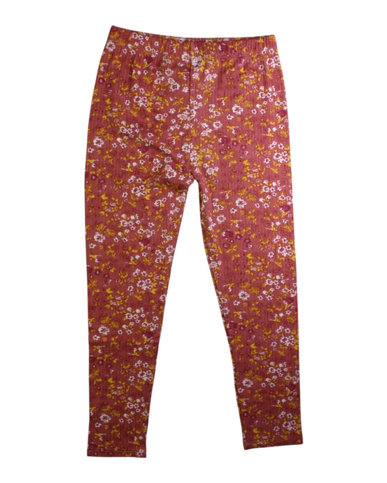 A Burgundy Leggings from Tahari in size 8Y for girl. (Front View)