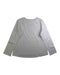 A White Long Sleeve Tops from Miki House in size 7Y for girl. (Back View)