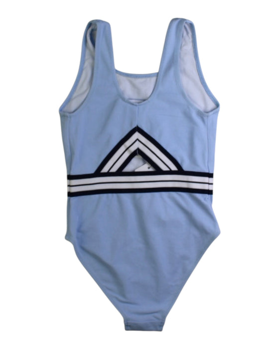 A Blue Swimsuits from Jacadi in size 6T for girl. (Back View)