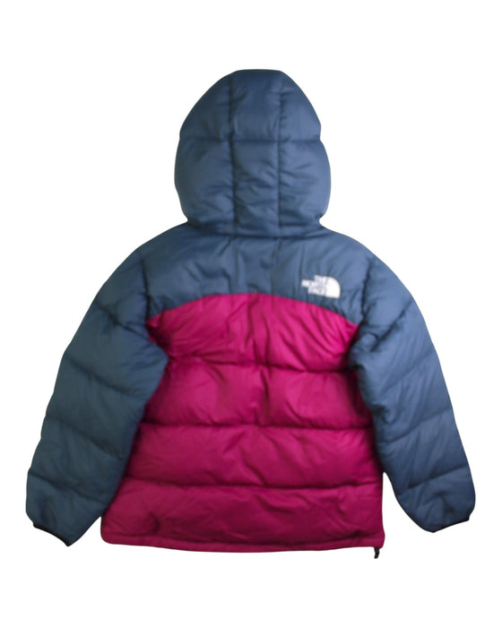 A Blue Puffer/Quilted Jackets from The North Face in size 5T for neutral. (Back View)