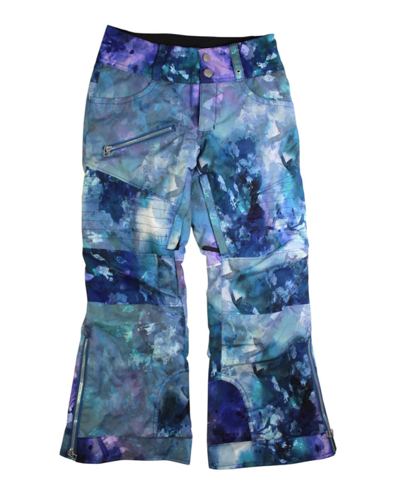 A Blue Ski Pants & Salopettes from Obermeyer in size 8Y for girl. (Front View)