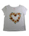 A White Short Sleeve T Shirts from Isaac Mizrahi in size 7Y for girl. (Front View)