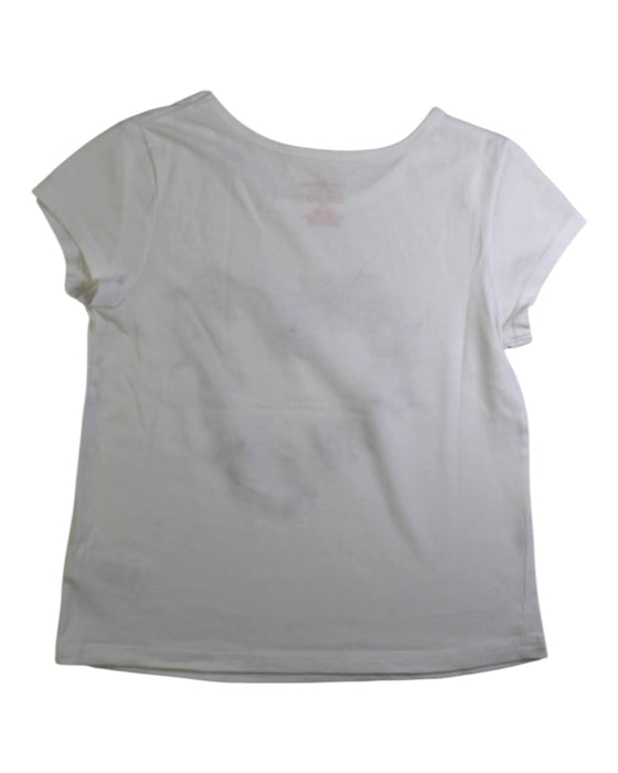 A White Short Sleeve T Shirts from Isaac Mizrahi in size 7Y for girl. (Back View)