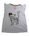 A White Sleeveless Tops from Isaac Mizrahi in size 7Y for girl. (Front View)