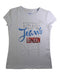 A White Short Sleeve T Shirts from Pepe Jeans in size 10Y for girl. (Front View)