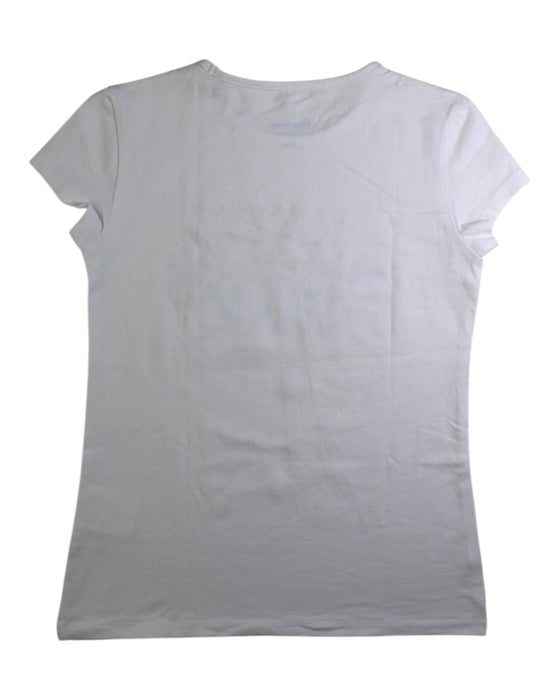 A White Short Sleeve T Shirts from Pepe Jeans in size 10Y for girl. (Back View)