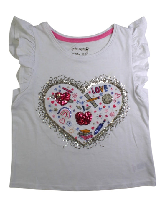 A White Sleeveless Tops from Cynthia Rowley in size 7Y for girl. (Front View)